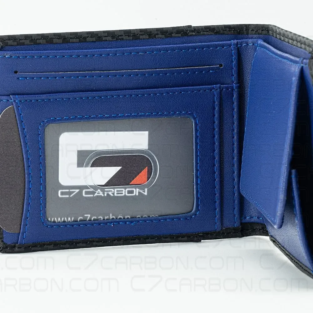 NWT Carbon Fiber Leather Wallet Bifold with RFID Blocking Ships today